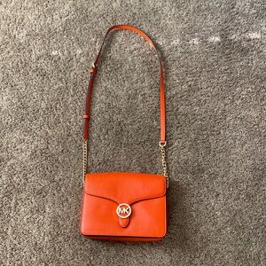 Michael Kors | Medium Orange Square Crossbody
